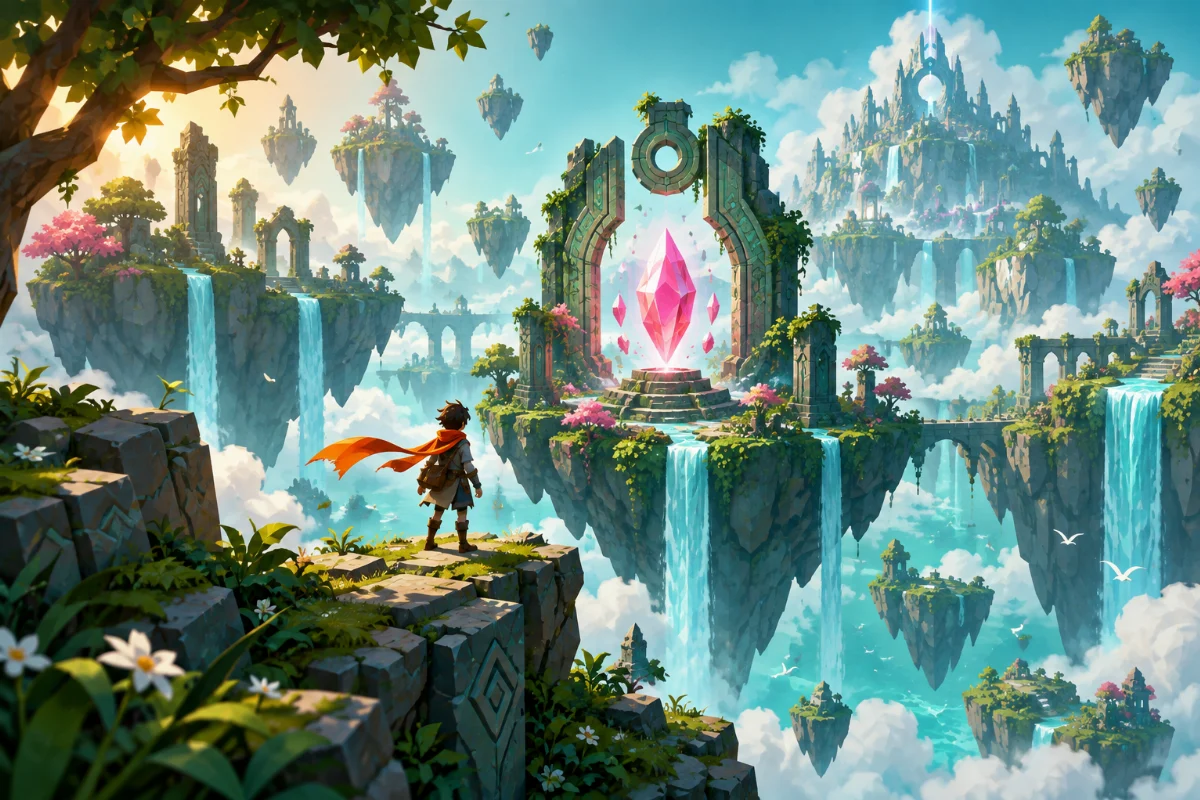 Crystal Cavern Adventure illustrated preview